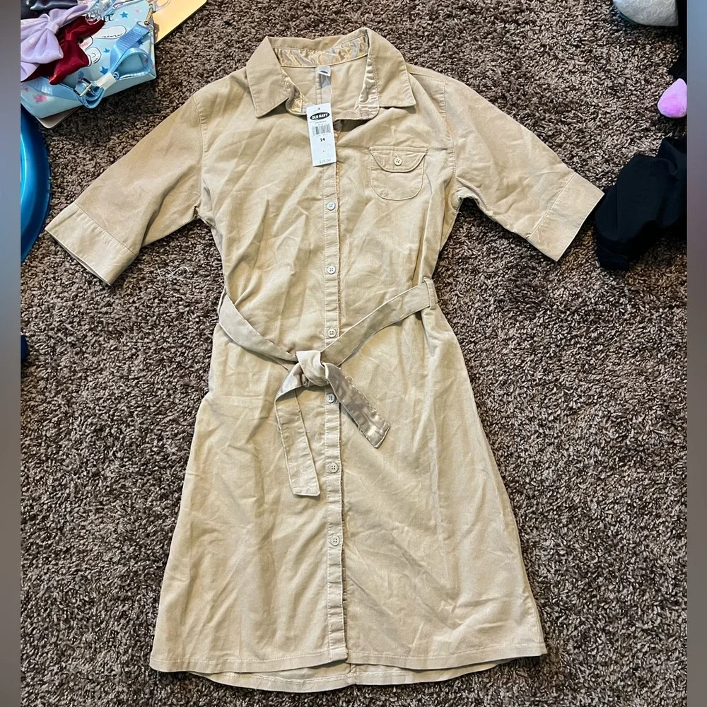 NEW old navy tan dress